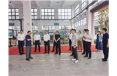 芜湖经开区党工委书记兼管委会主任周浩一行莅临锐格新能源参观调研